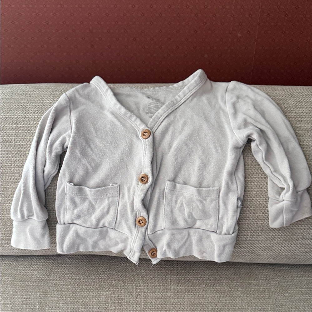Kyte BABY Light Gray Button-Up Shirt